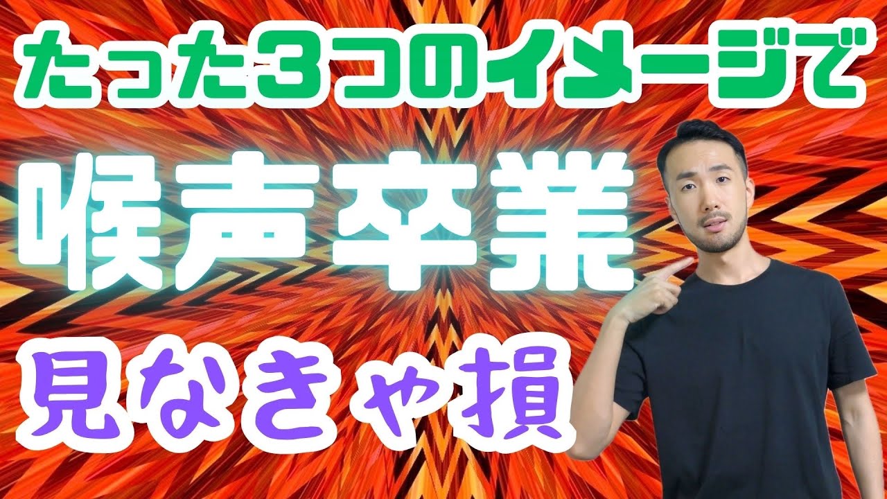 正しい響きを得る為の３つのイメージ【発声基礎】#560