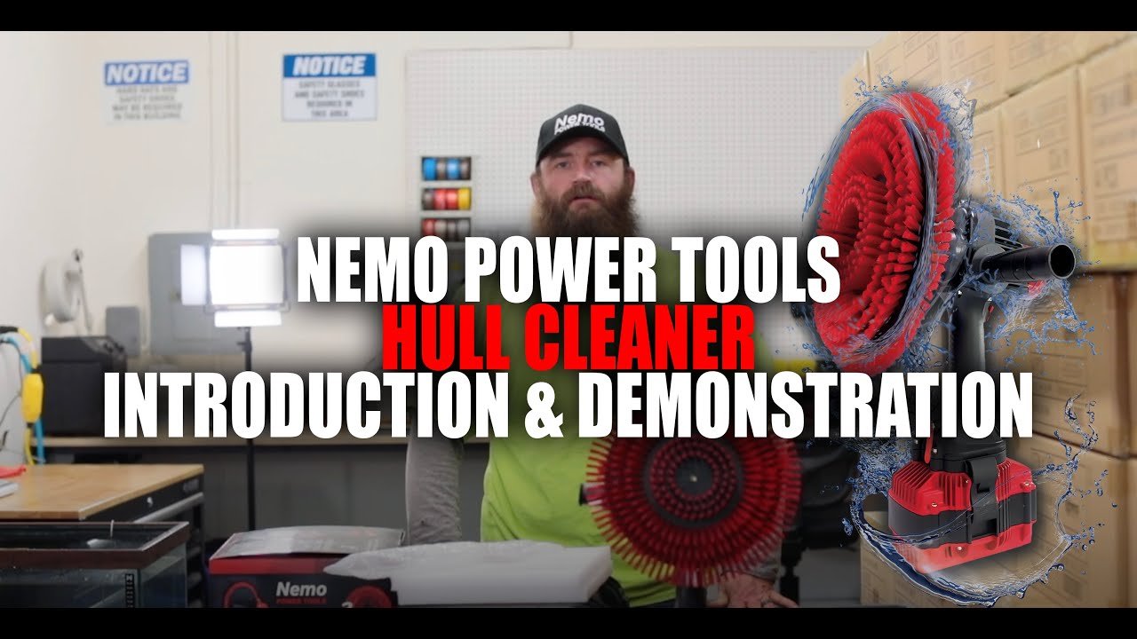 Nemo Power Tools - Hull Cleaner Electric Brush - Intro & Demo