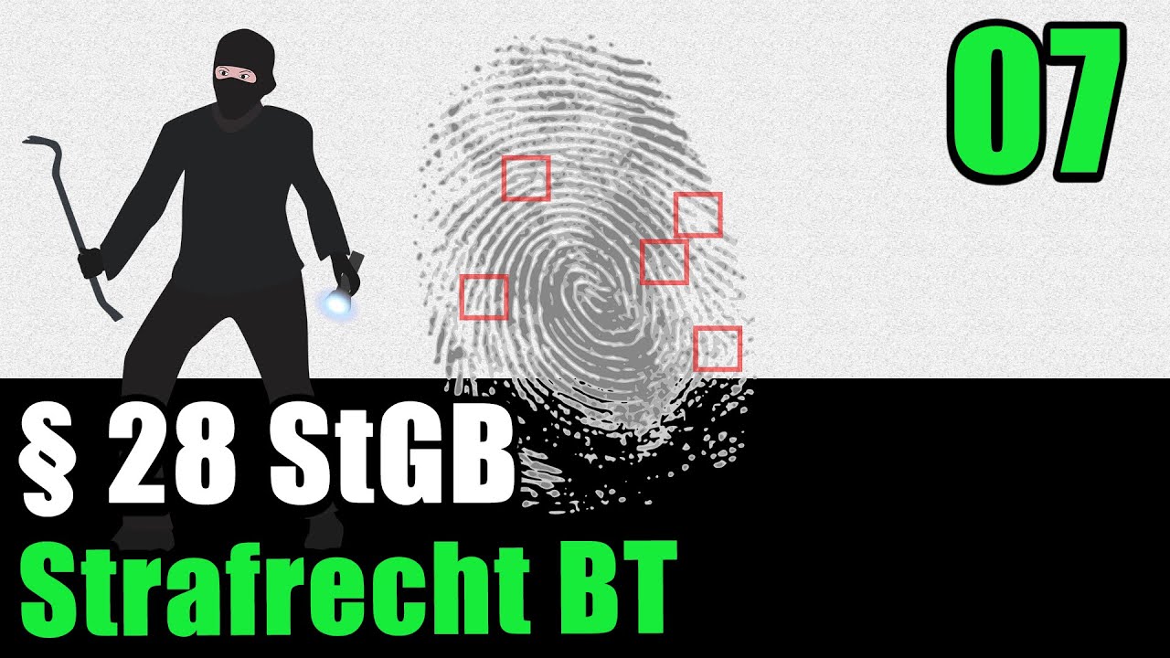 § 28 StGB -  Lehre der Tatbestandsverschiebung - Strafrecht BT 07