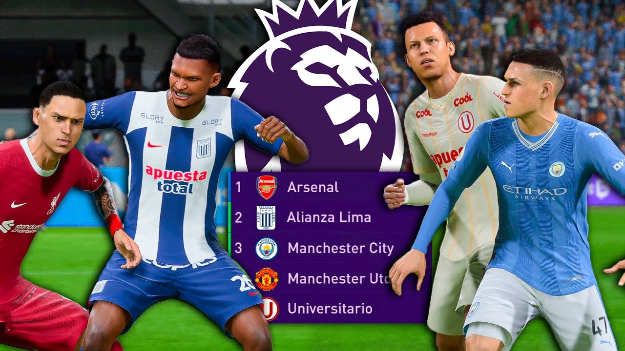 Pongo a los EQUIPOS de la LIGA PERUANA en la 2ª DIVISION de INGLATERRA
