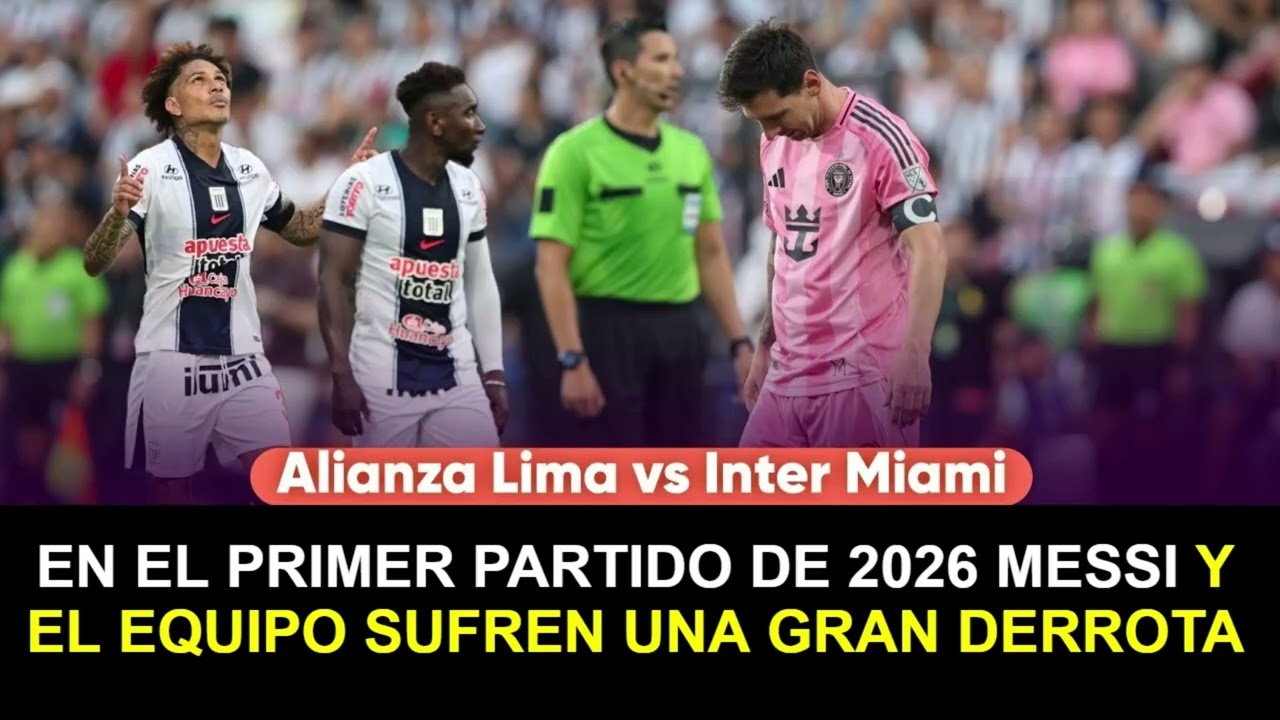 🚨 EN EL PRIMER PARTIDO DE 2026 MESSI Y EL EQUIPO SUFREN UNA GRAN DERROTA