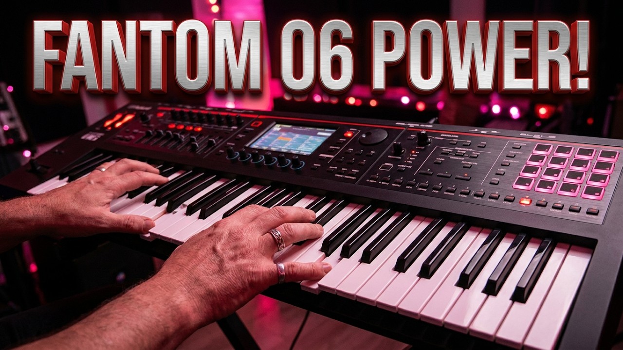 Roland Fantom 06,  Drumcomputer, Korg piano rec, Samsung Galaxy a54 