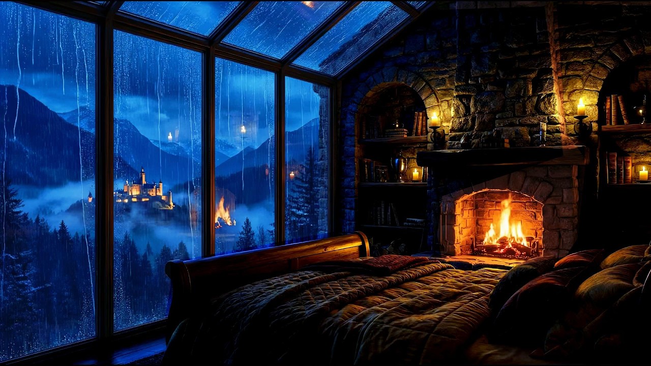 Intense Rainfall for Deep Sleep 🌧️ | Heavy Rain Ambience for Sleep Fast