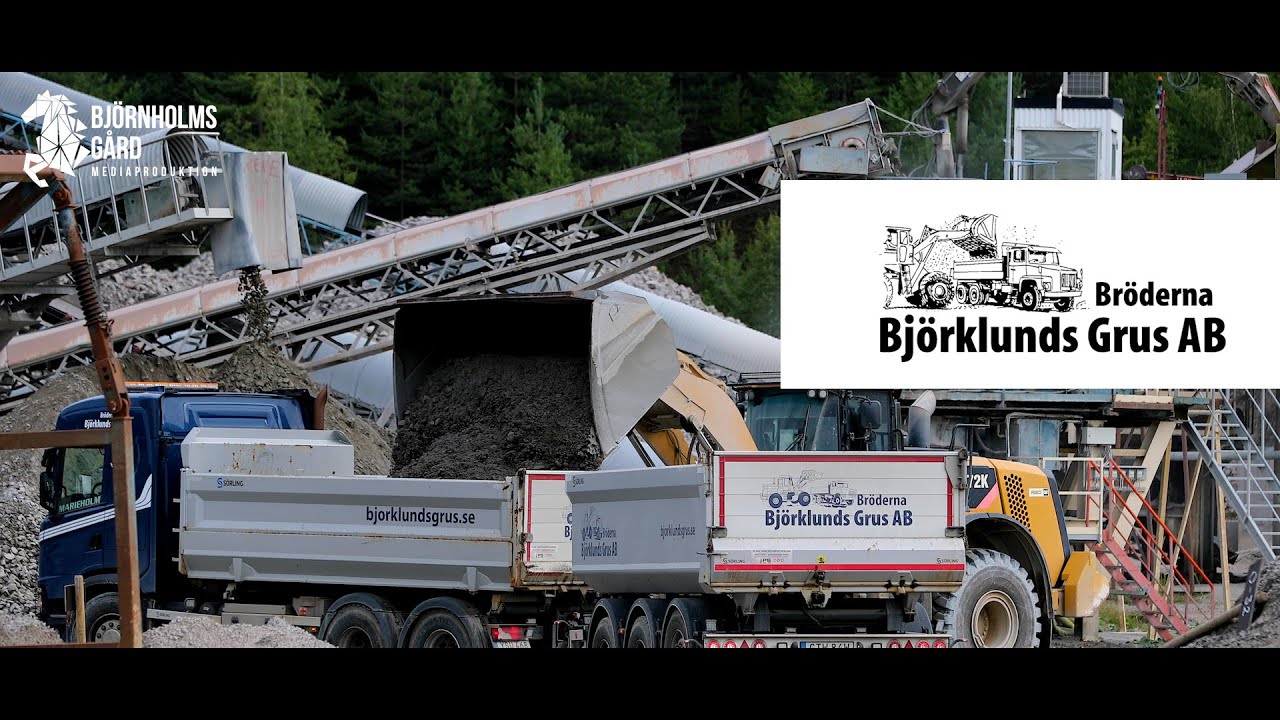 Bröderna Björklunds Grus - Från berg till grus