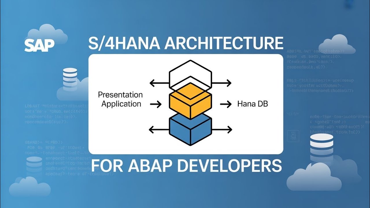 S/4HANA Architecture Explained for ABAP Developers | Simple & Clear