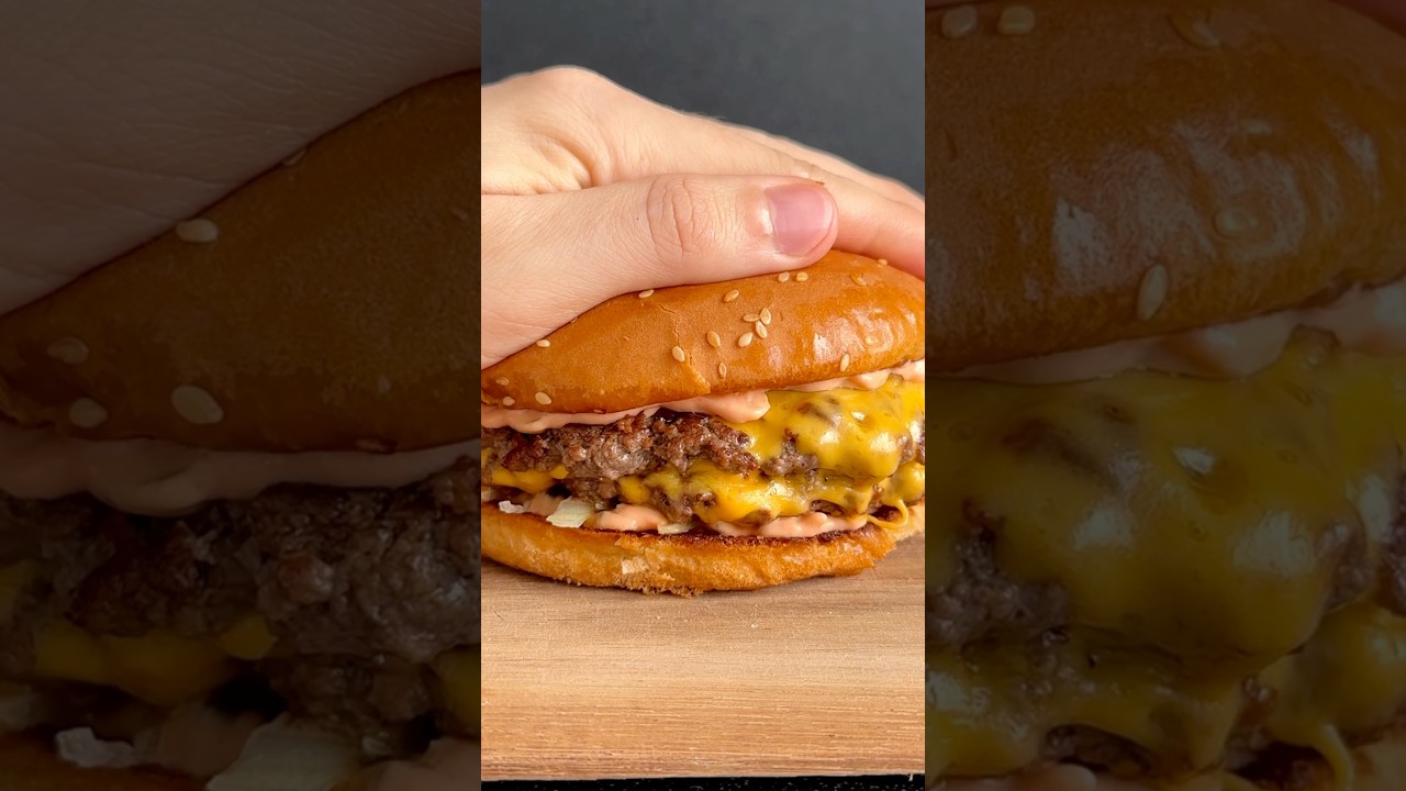 Настоящий ЧИЗБУРГЕР🍔😋