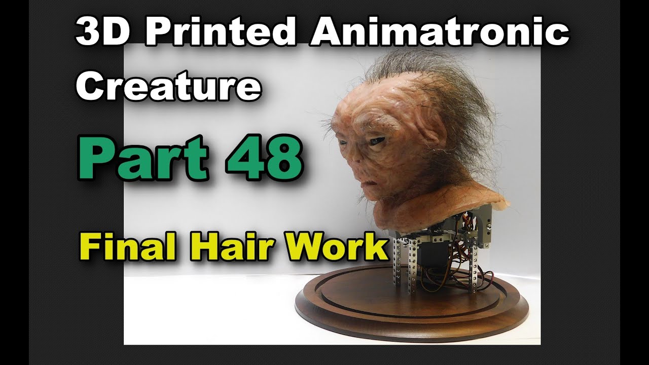 3D Printed Animatronic Part 48