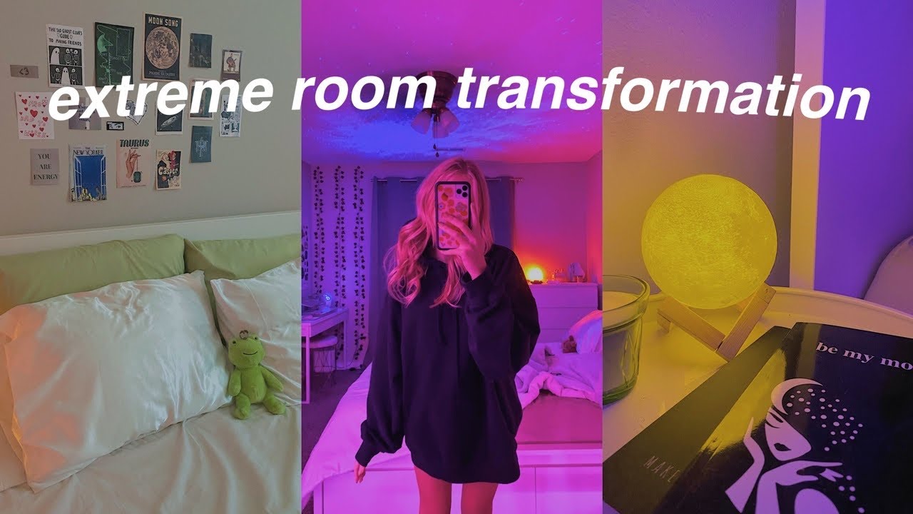 EXTREME ROOM MAKEOVER *pinterest + tiktok inspired*