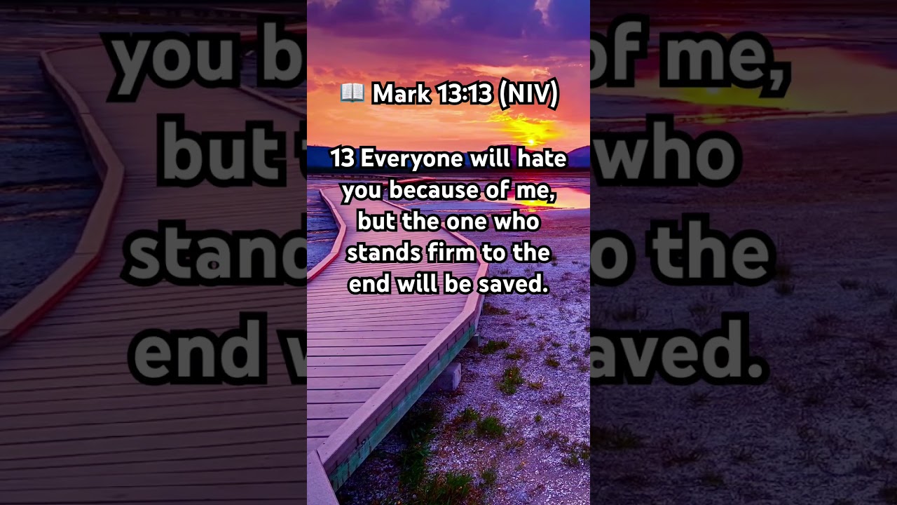 Mark 13:13 #shorts