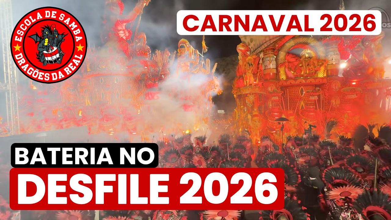 DRAGÕES DA REAL 2026 - 4K | DESFILE OFICIAL| SAMBA AO VIVO #DESFILESP26 #