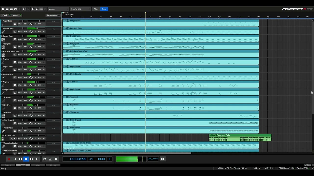 Michael Jackson Thriller (MIDI Mockup) (2023 Remaster)