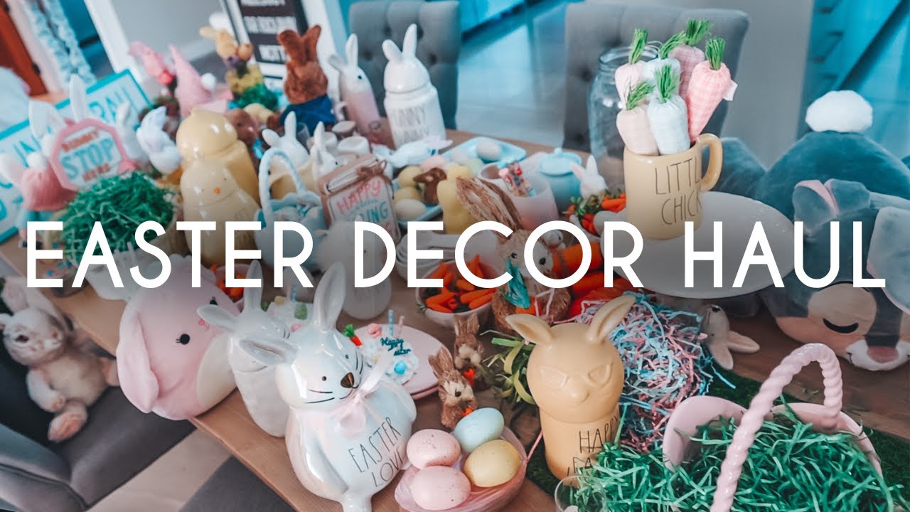 EASTER DECOR HAUL | Michaels & Amazon 2023 Easter & Spring decorations