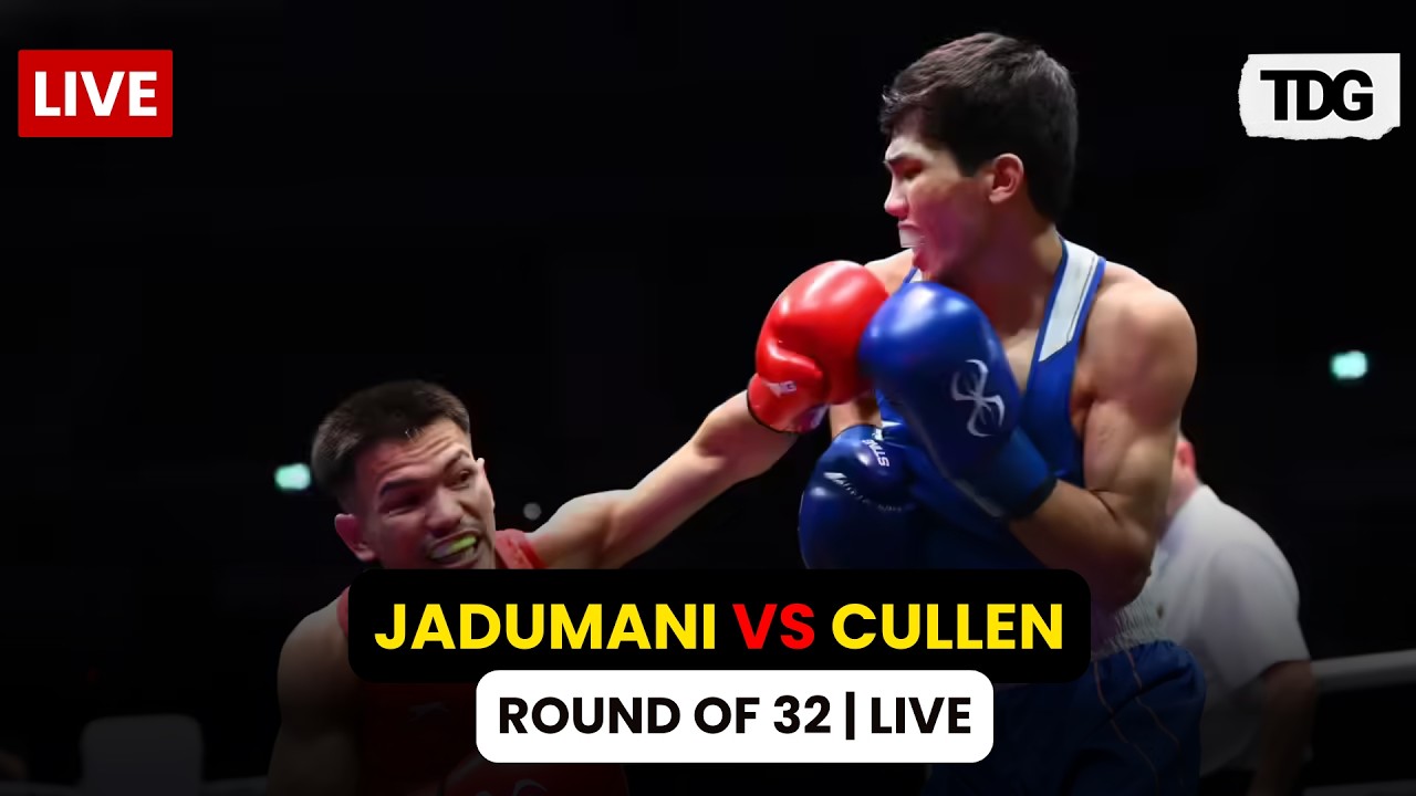 Commonwealth Games 2026 LIVE | Jadumani Singh vs Aaron Cullen | Men's 55kg Boxing Round of 32