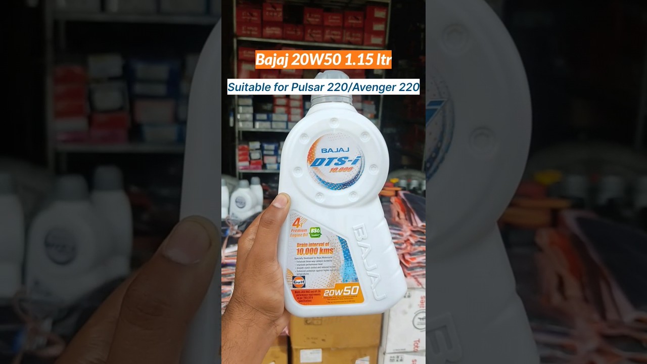 Best Engine Oil for Bajaj BS6 Bikes | 20W50 & 10W30
