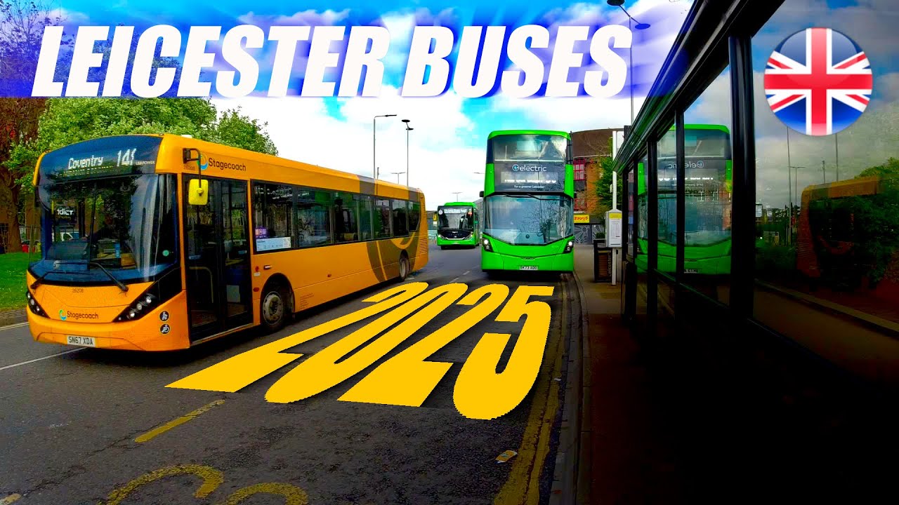 Buses in Leicester 2025 #yutongbus #electricbuses #leicestercity #electrictransportation