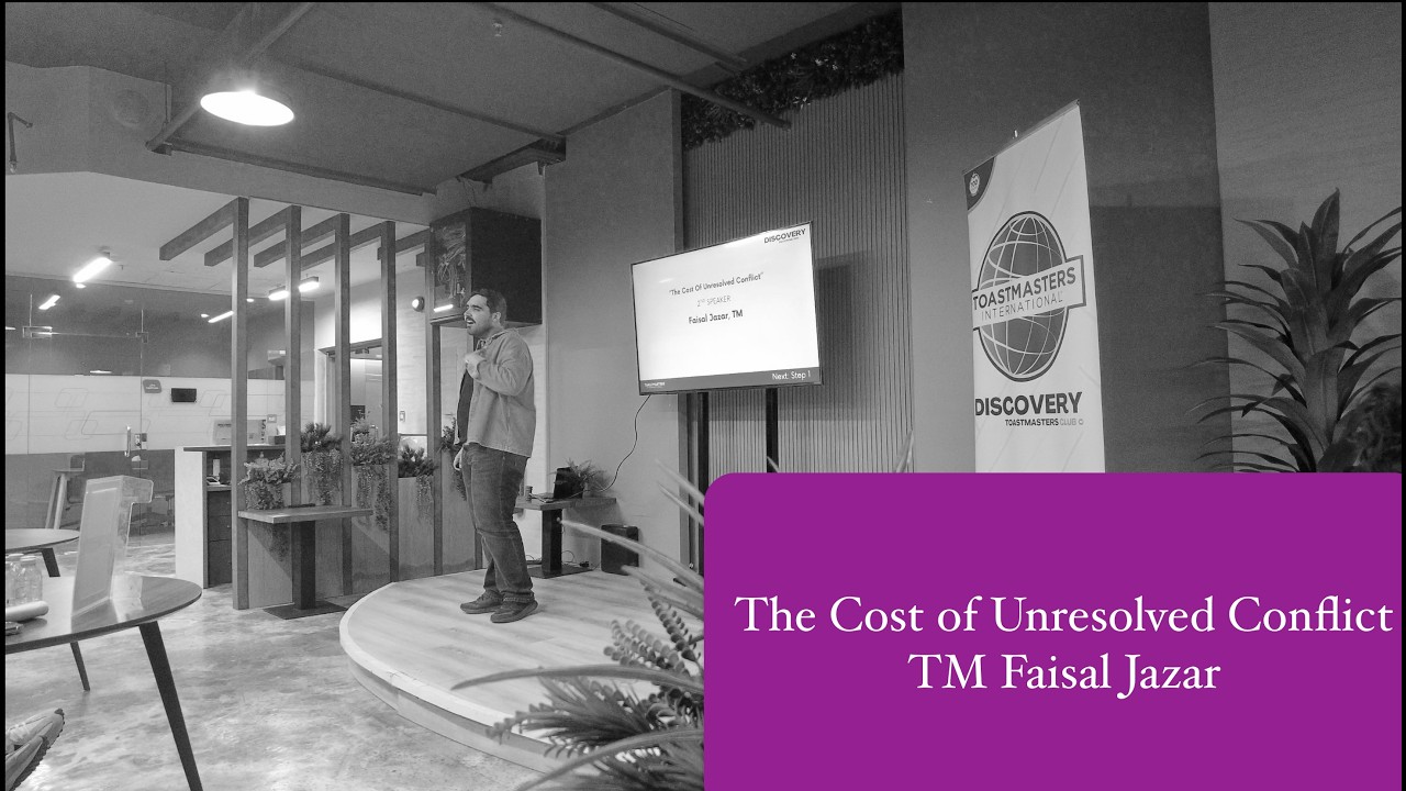 The Cost of Unresolved Conflict | TM Faisal Jazar | Discovery Toastmasters Club Khobar