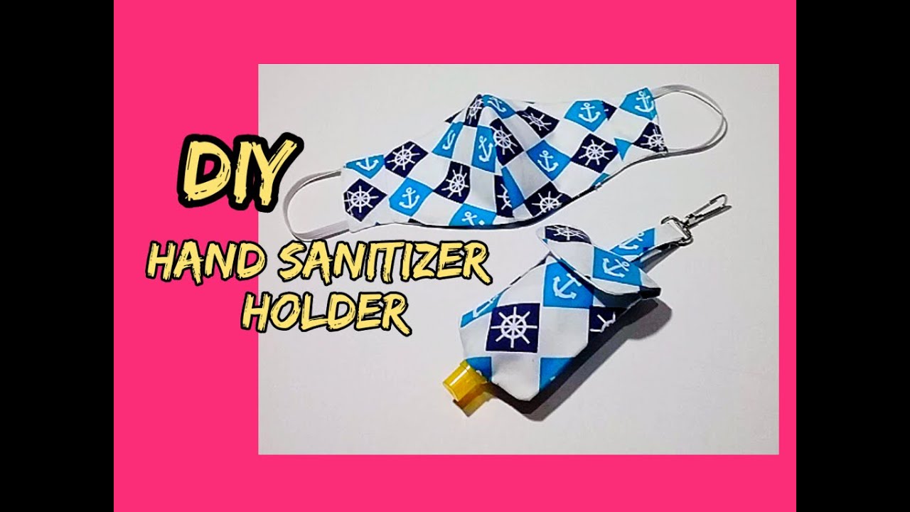 DIY Hand Sanitizer Holder / Mini Alcohol Bottle Holder