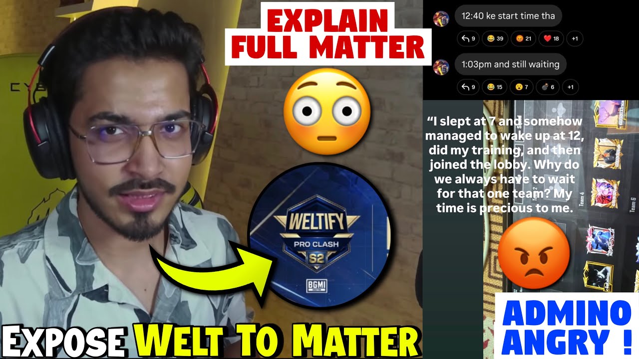 Admino Expose Welt TO Matter🚨Agree With Spower🫡💯Angry & Explain Full Matter✅😳