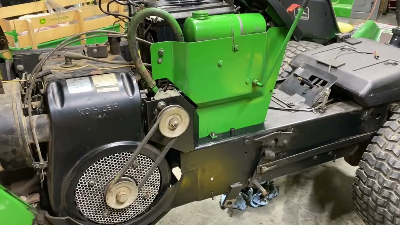 John Deere 210 Part 1 - Cleanup - Hydraulic Leak