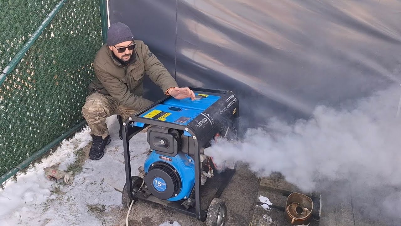 Заводим -12 дизель ОККО😭Який генератор краще Дизель чи Бензин ❓️