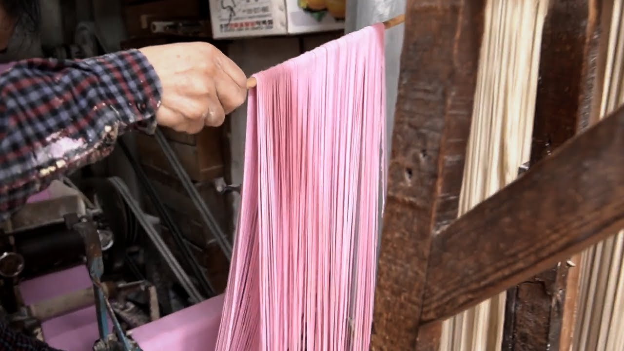 A Mass Production Process of Korean Traditional Colored Noodles