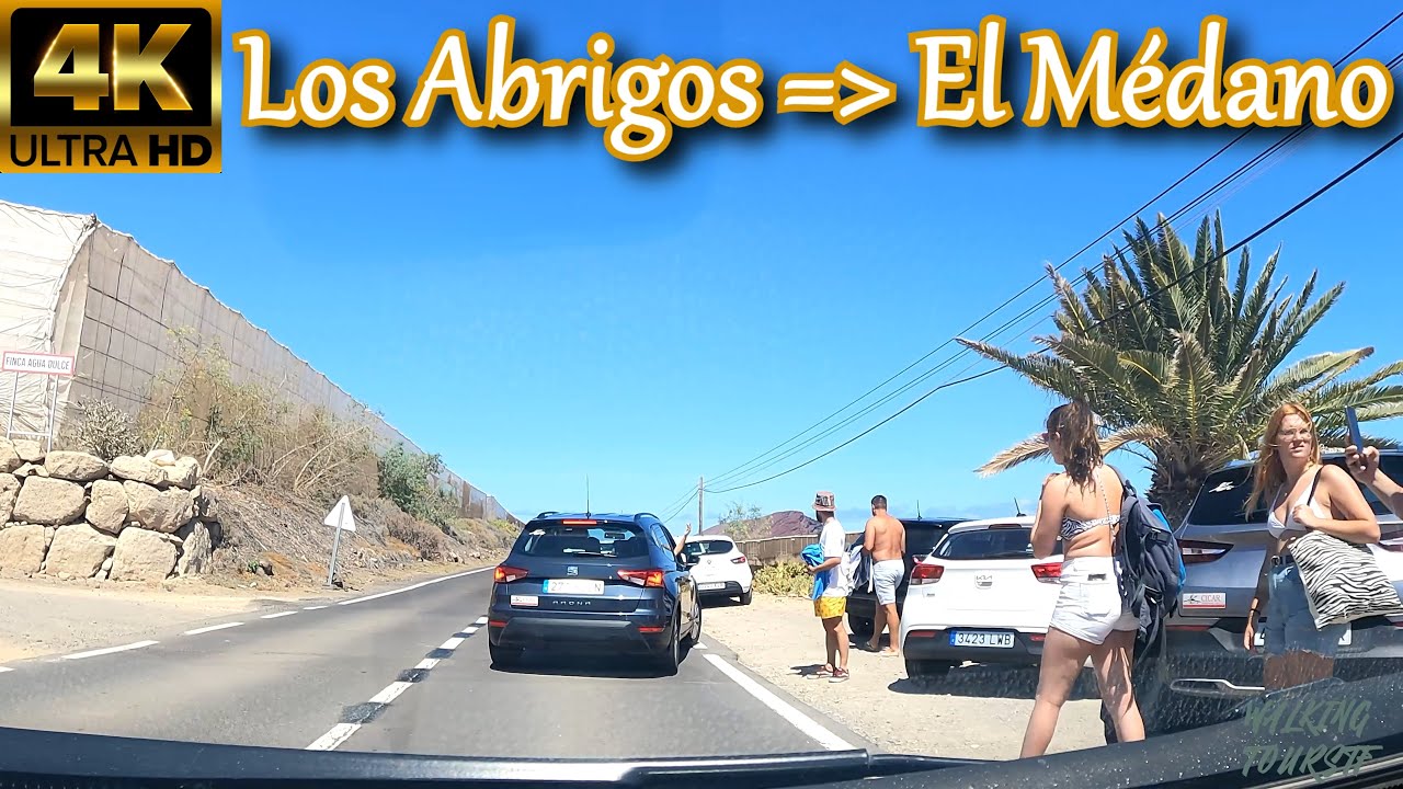 TENERIFE - Los Abrigos - La Tejita - El Médano 👀​ Beautiful Sunny Day 🌞​ DrivingTour in 2022