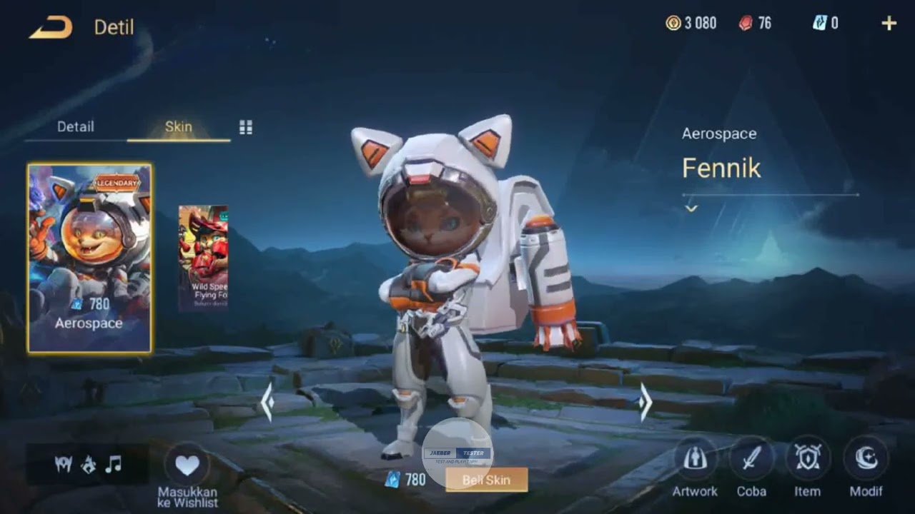 Semua Skin Hero Fennik di Arena of Valor