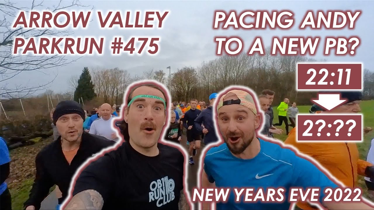 Как помочь Энди установить новый личный рекорд? - Забег Arrow Valley Parkrun №475 в канун Нового ...
