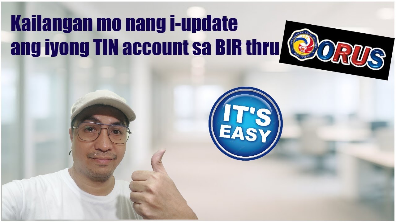 How to register and create my digital TIN ID online thru ORUS / BIR | Infovlog