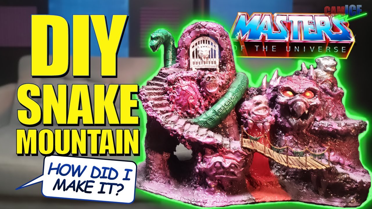 Игровой набор «Змеиная гора» от MOTU своими руками — процесс изготовления