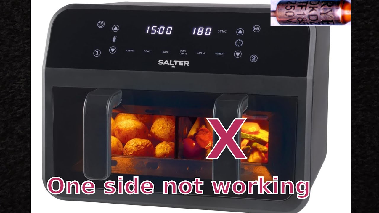 Salter air fryer breakdown.  Destined for the skip.  Can we fix it?