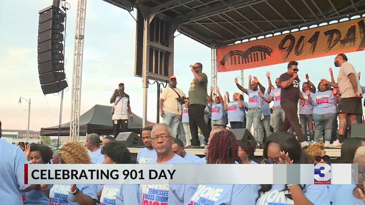 Thousands gather for 901 Day celebrations in downtown Memphis