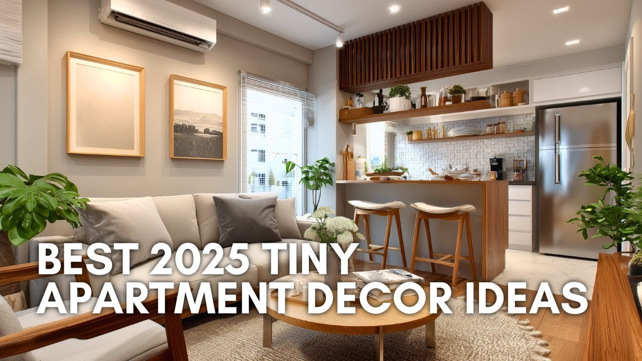 Best 2025 Tiny Apartment Decor Ideas | Maximize Every Inch with Space-Saving Hacks!