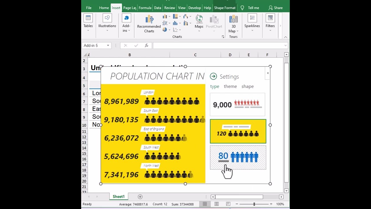 ⚡Excel Hidden Infographic Chart Option, Its FREE and EASY to use in All Excel Versions!⚡SUSBCRIBE 🚩
