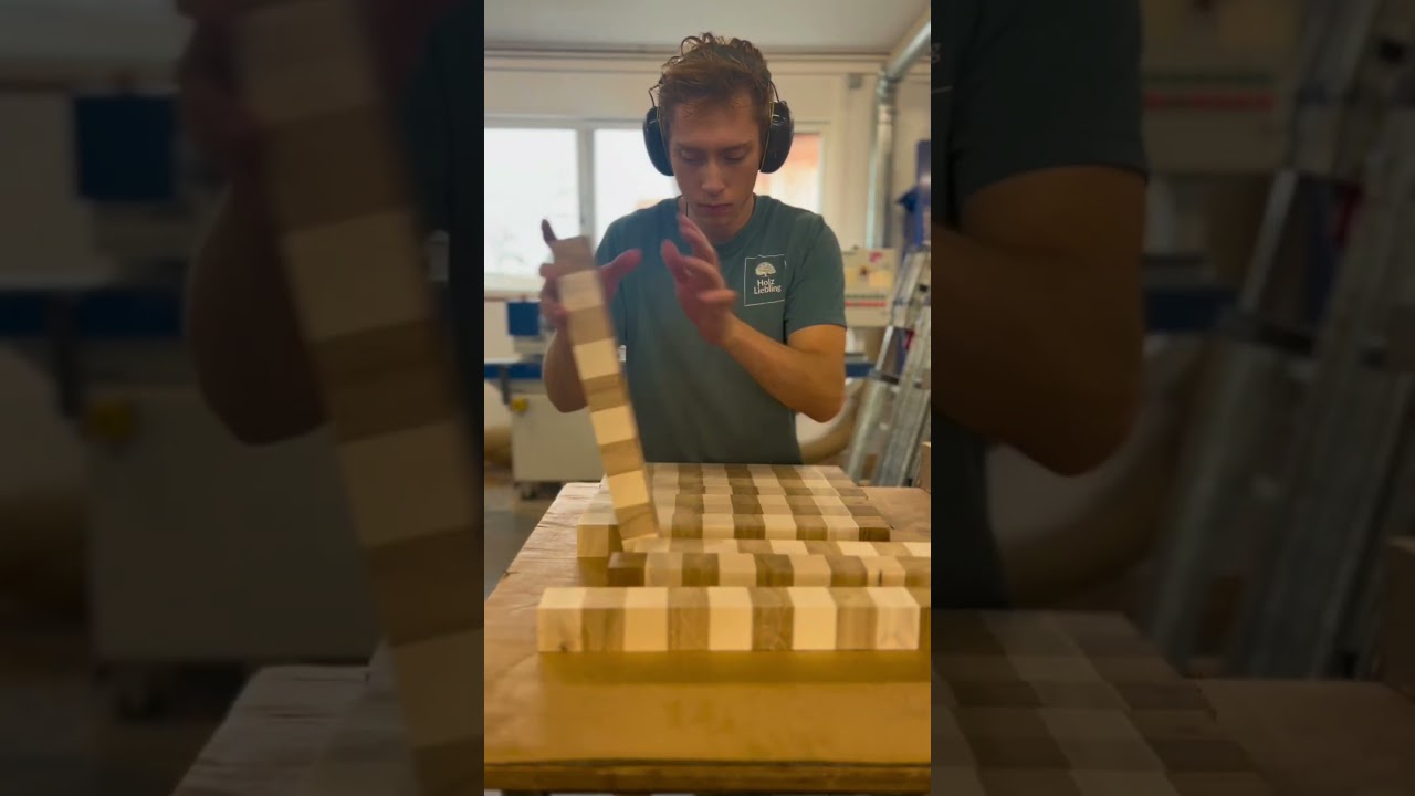 Wie wir Stirnholz-Schneidebretter herstellen | Holz-Liebling