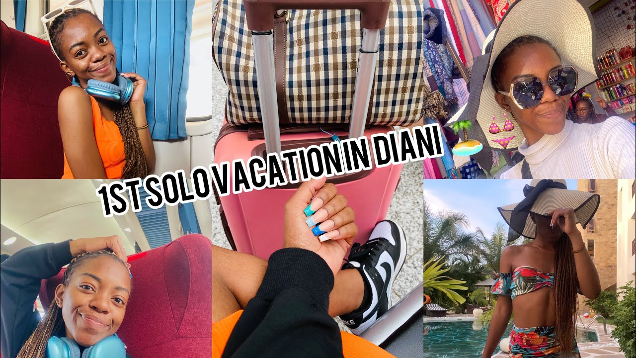 TRAVEL VLOG 1 : Come with me to Diani//First solo vacation 😍💃🏻
