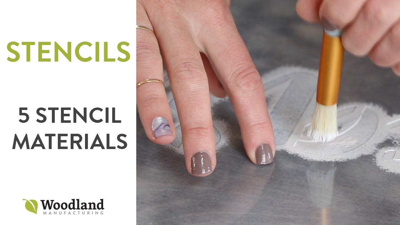 5 Stencil Letter Materials - Custom Stencil Options | WoodlandManufacturing.com