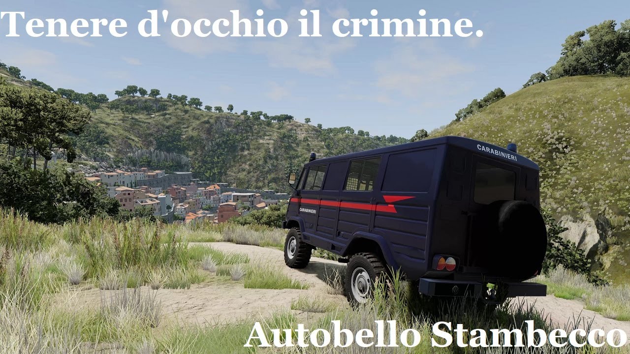 BeamNG.drive Freeroam: Italy - 1971 Autobello Stambecco 505-F Carabinieri