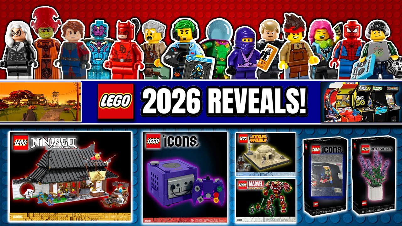 LEGO 2026 ПРЕДСТАВЛЯЕТ! Легенды, Звёздные войны, Marvel, Ninjago и многое другое!