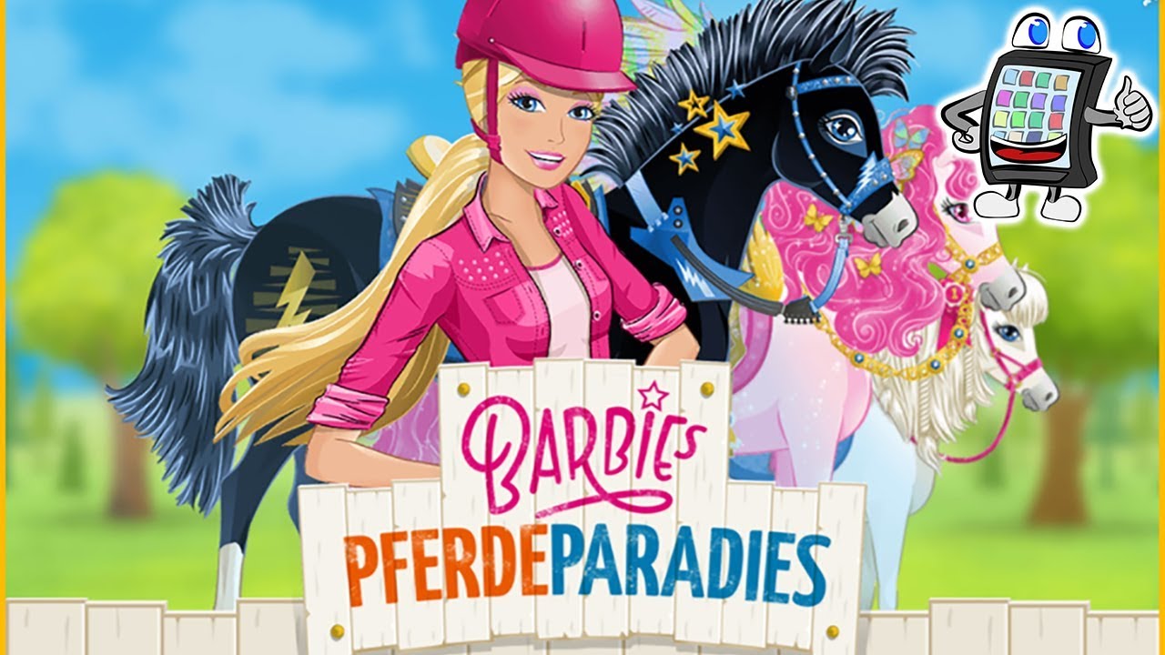 Barbies PFERDE PARADIES Spiel deutsch | PFERDE PFLEGEN + STYLEN | Spiel mit mir Games