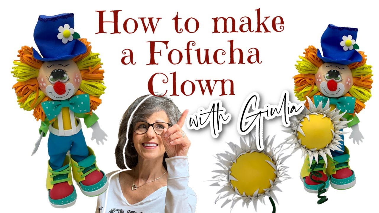MUST SEE | FREE PATTERN | How to make a Fofucha Clown