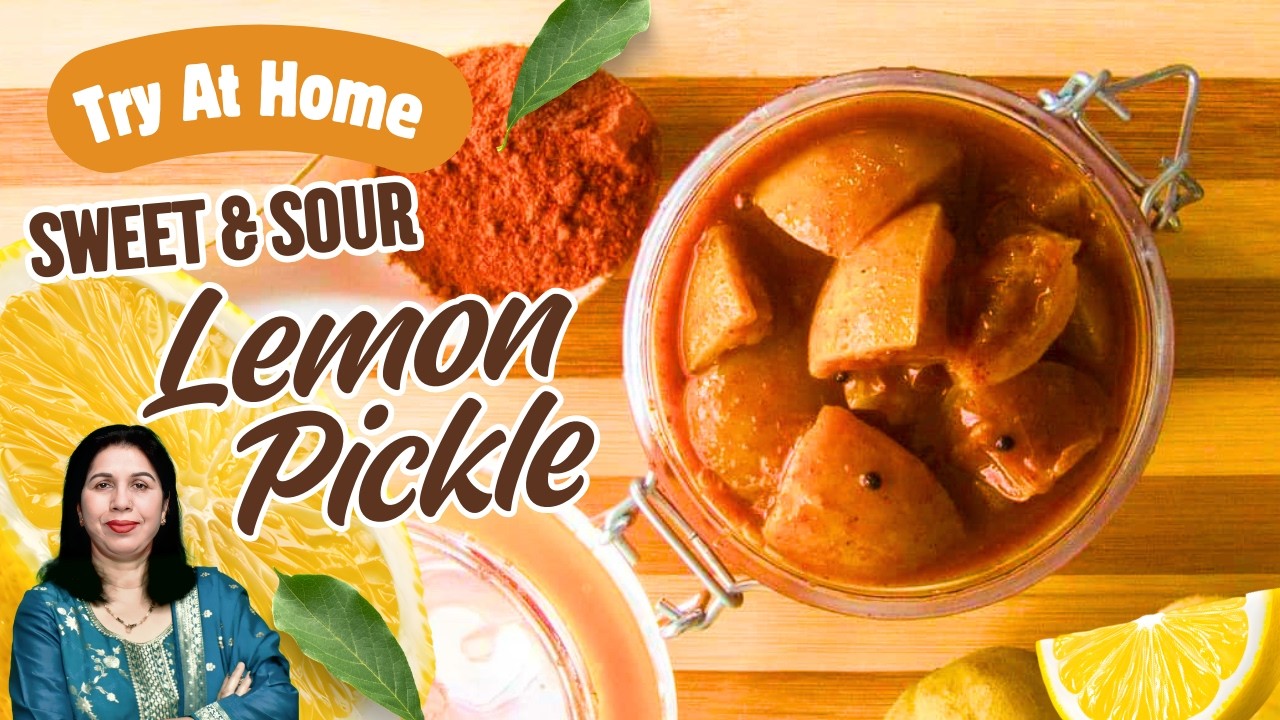 Nimbu Ka Khatta Meetha Achar Recipe | Sweet and Sour Lemon Pickle Recipe