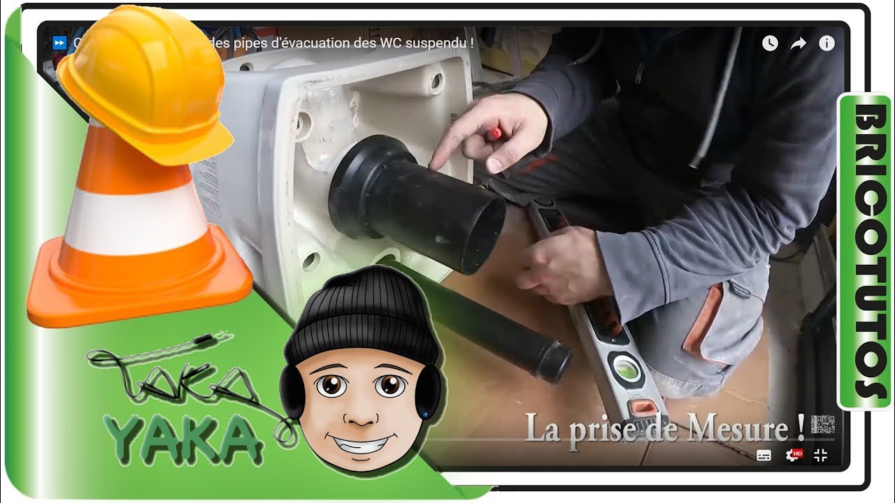 ⏩ Coupe et ajustement des pipes d'évacuation des WC suspendu !
