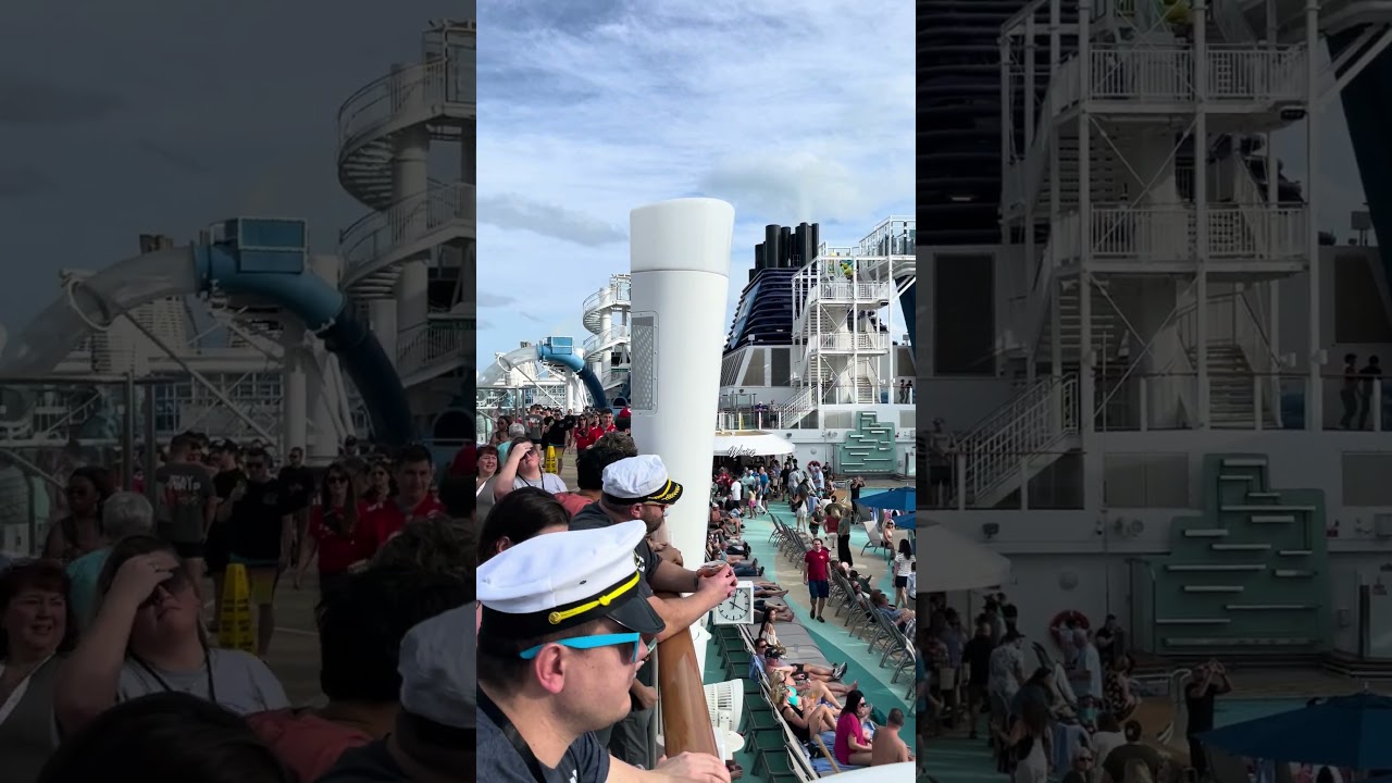 Sail away party on NCL Encore Jan 25