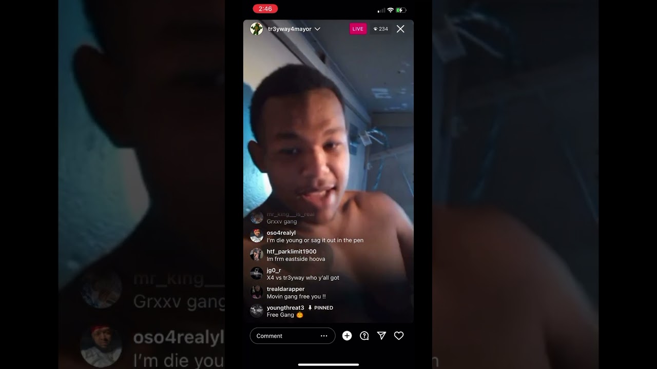 Tr3yway6k talks about first day being locked up fighting NBC