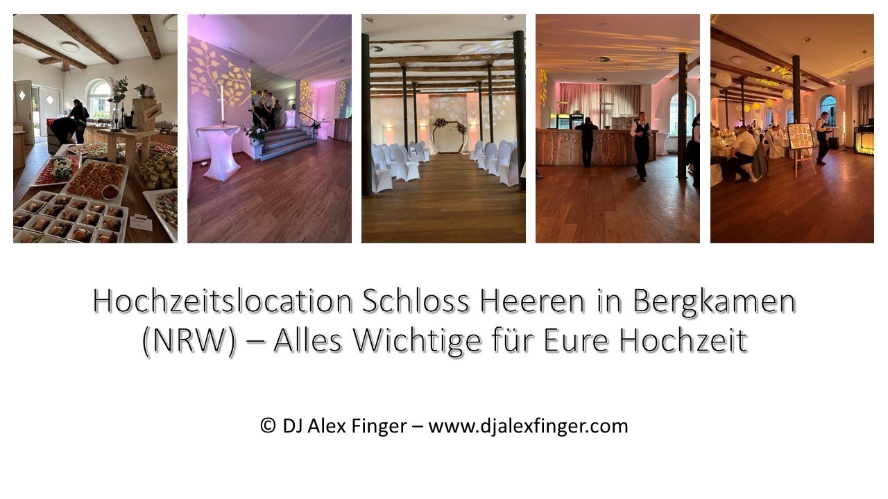 ♥️ Hochzeit Schloss Heeren Kamen  👰 🤵  Hochzeitslocation in NRW (Stolzenhoff)