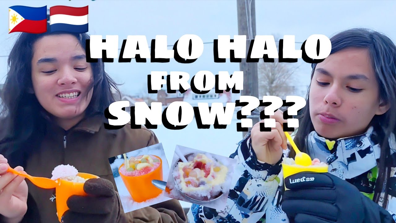 🇵🇭 Филиппинский хало-хало из Нидерландов SNOW 👨‍👩‍👧‍👦 RodVivKids Семейный видеоблог Филиппины