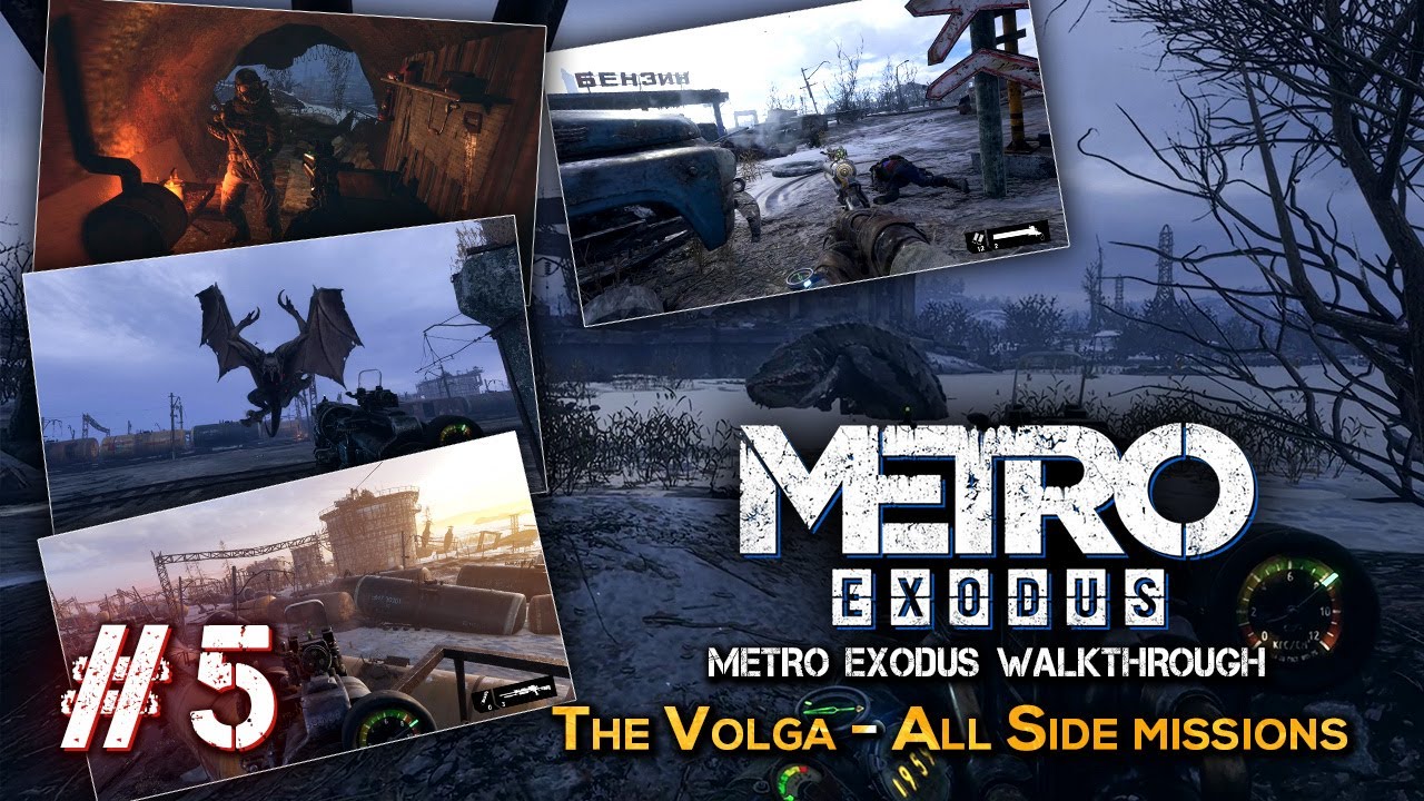 The Volga All Side Missions | Metro Exodus Walkthrough Part 5 | Max Art Gamer
