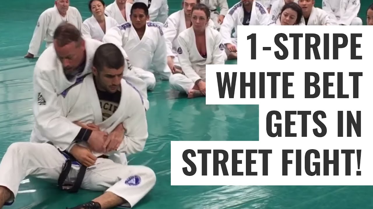 One-Stripe White Belt Gets into Street Fight!