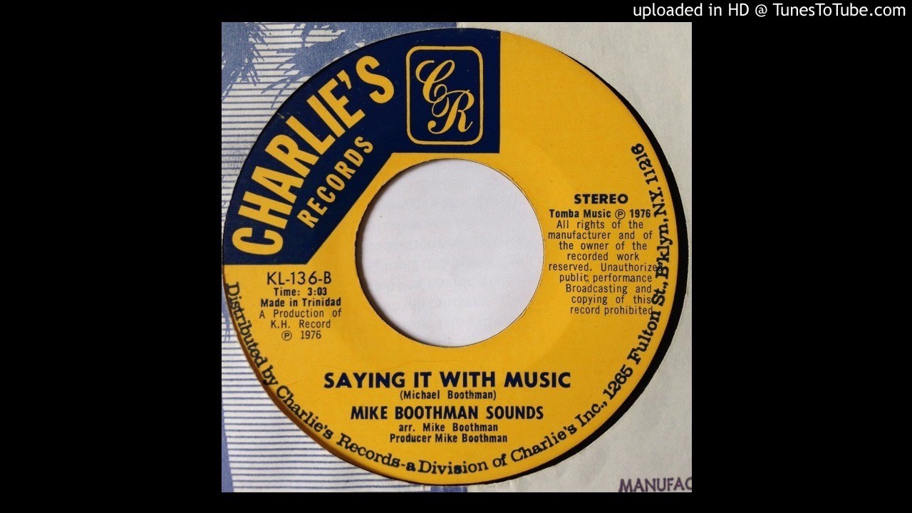 Michael Boothman - Saying It With Music